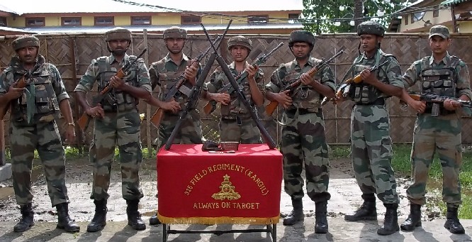 Hardcore NDFB(R) cadre held at Tangla:Arms recovered