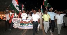 Anna Hazare victory rally at Bokakhat