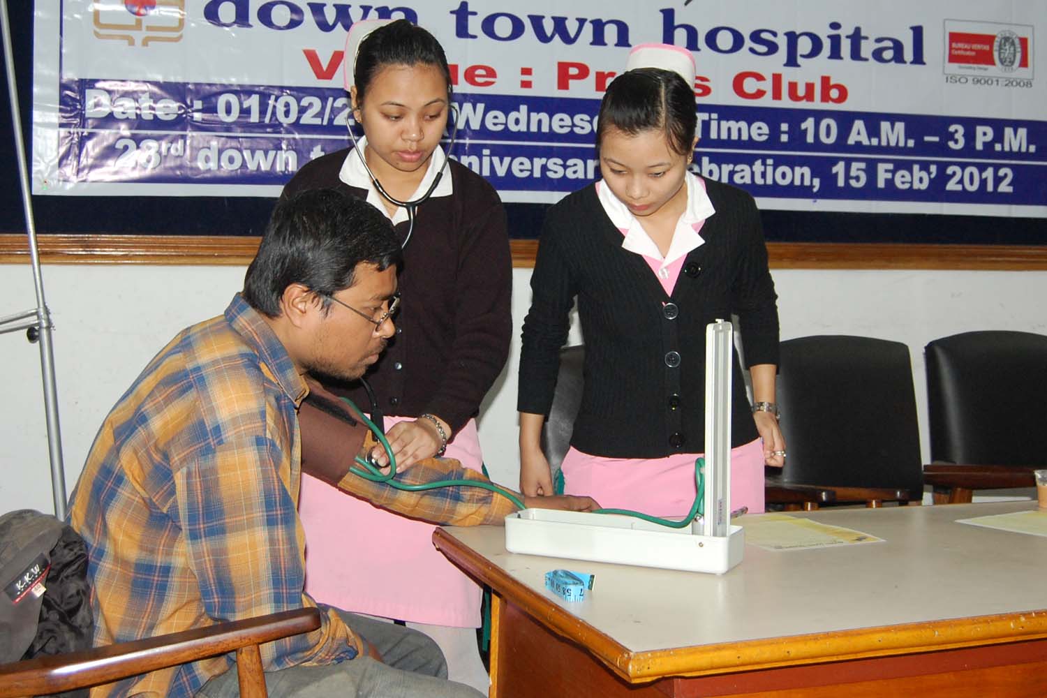Health check-up concludes at press club