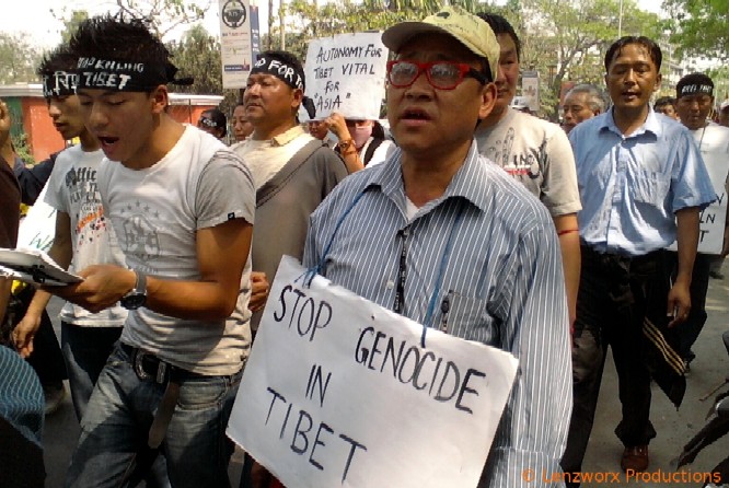 NE Tibetans’ take out rally in Guwahati
