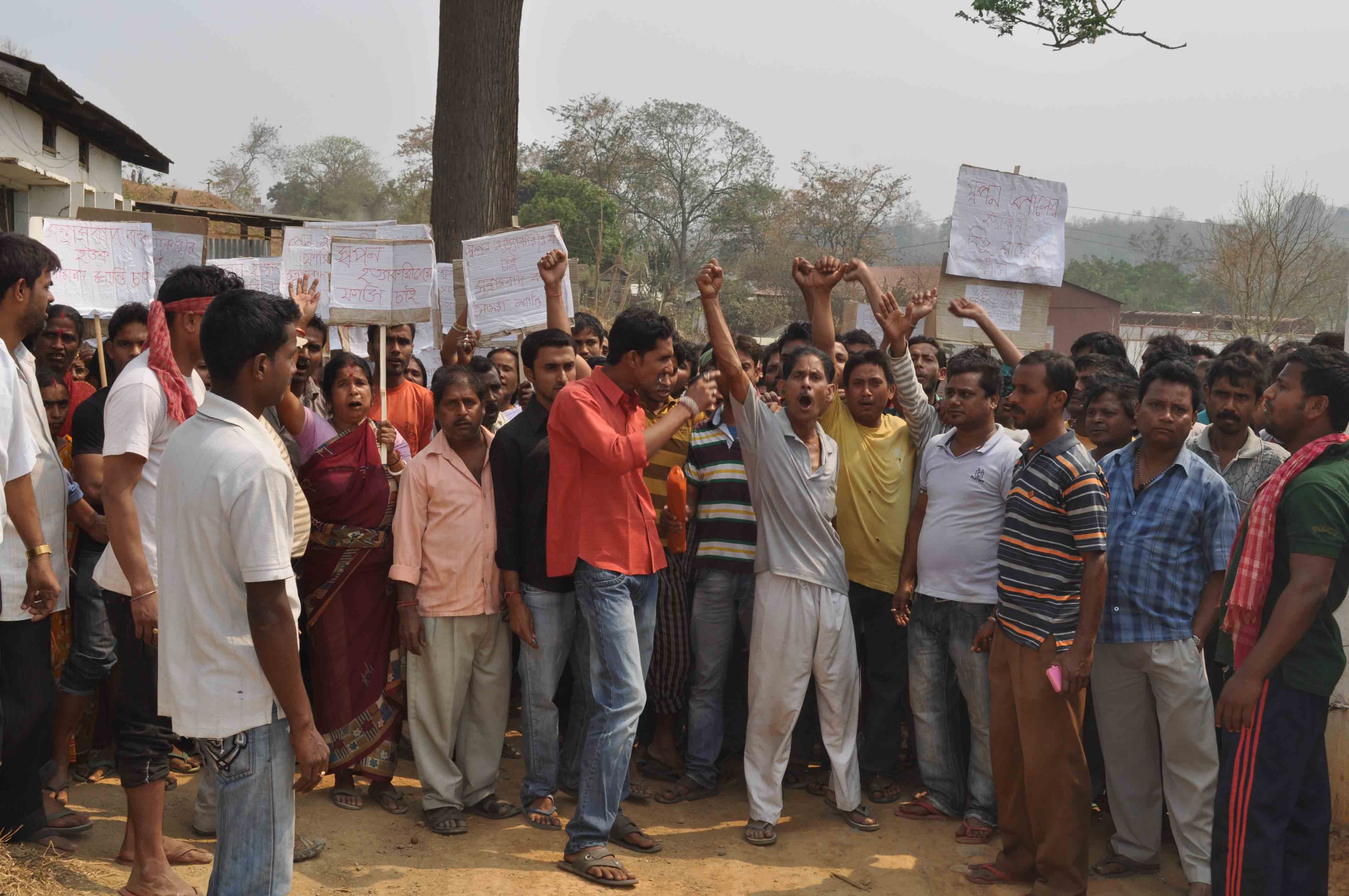 Protest Rally at Langting