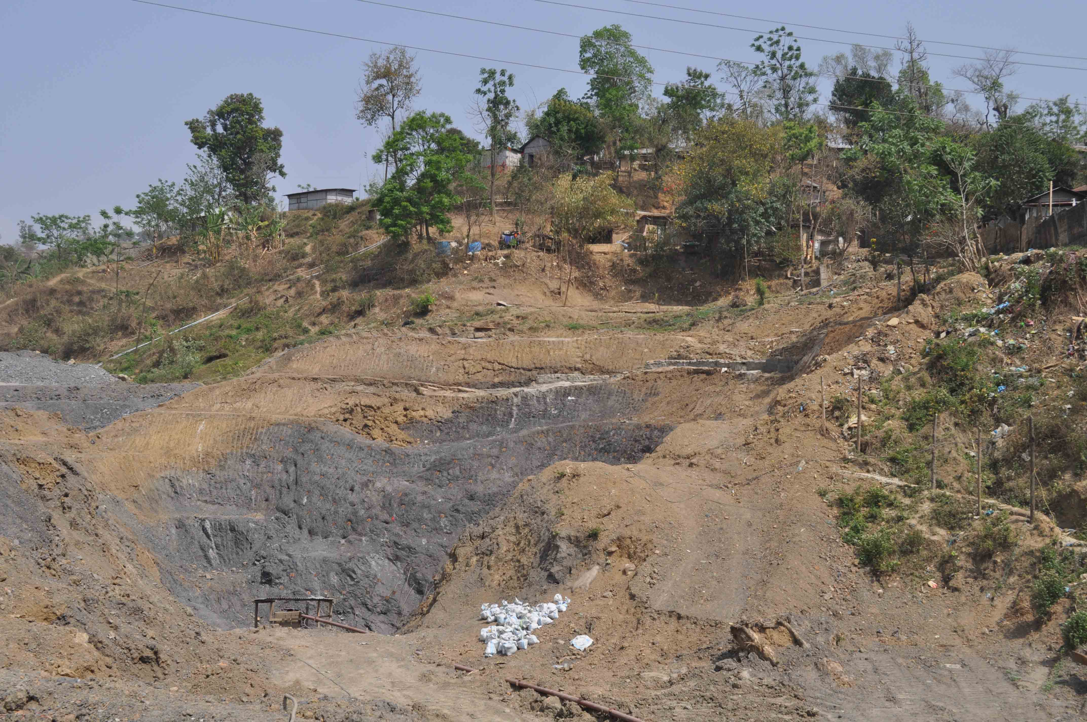 Landslide damaged several houses  Dima Hasao