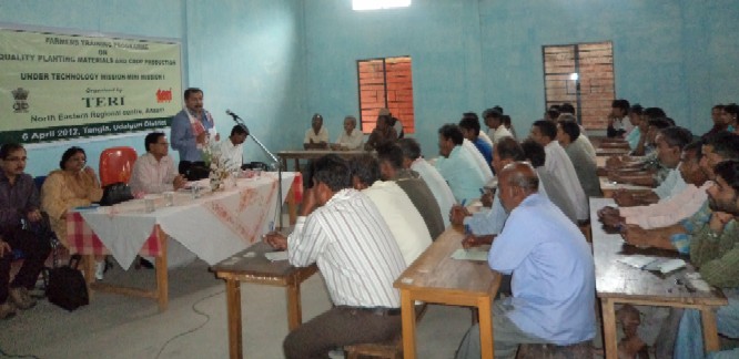 Farmers training programme held at Tangla