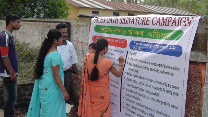 World EarthDay celebrated by  Aaranyak