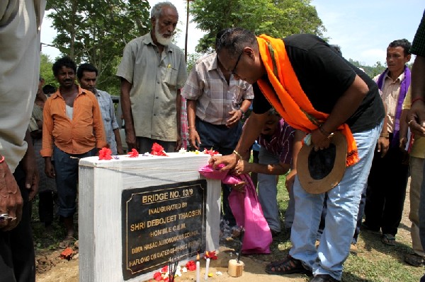 RCC Bridge inaugurated at Langting
