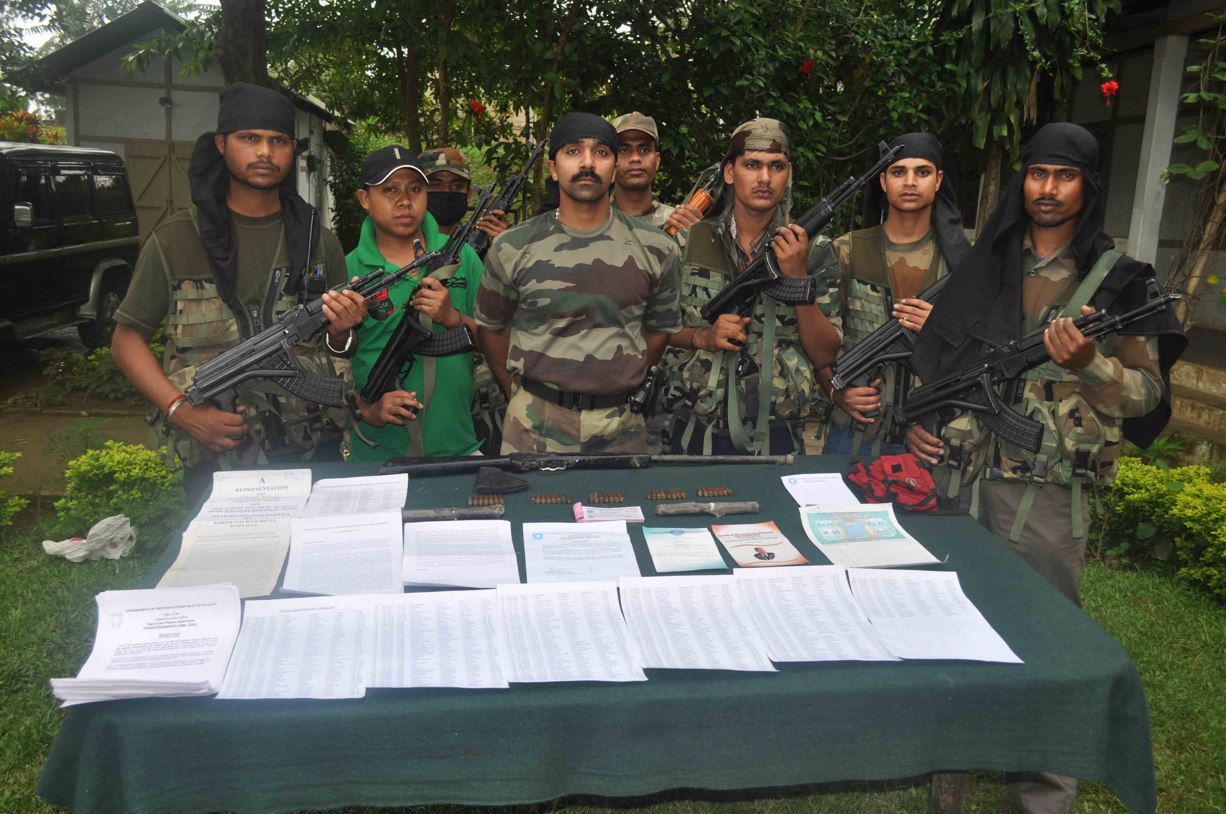 Arms recovered at Haflong
