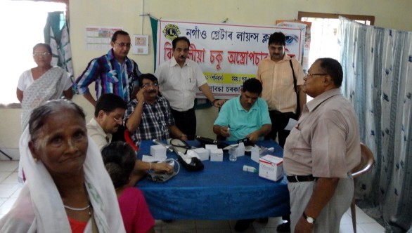 Lions Eye Camp at Jakhlabandha