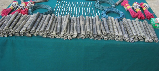 Army Recovers Huge Cache of Explosive from Mahur