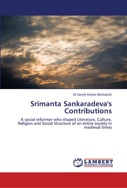 Lambert Academic Publishing publishes book on Srimanta Sankardeva