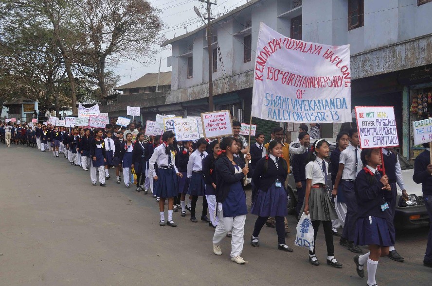 Swami Vivekananda rally at Haflong