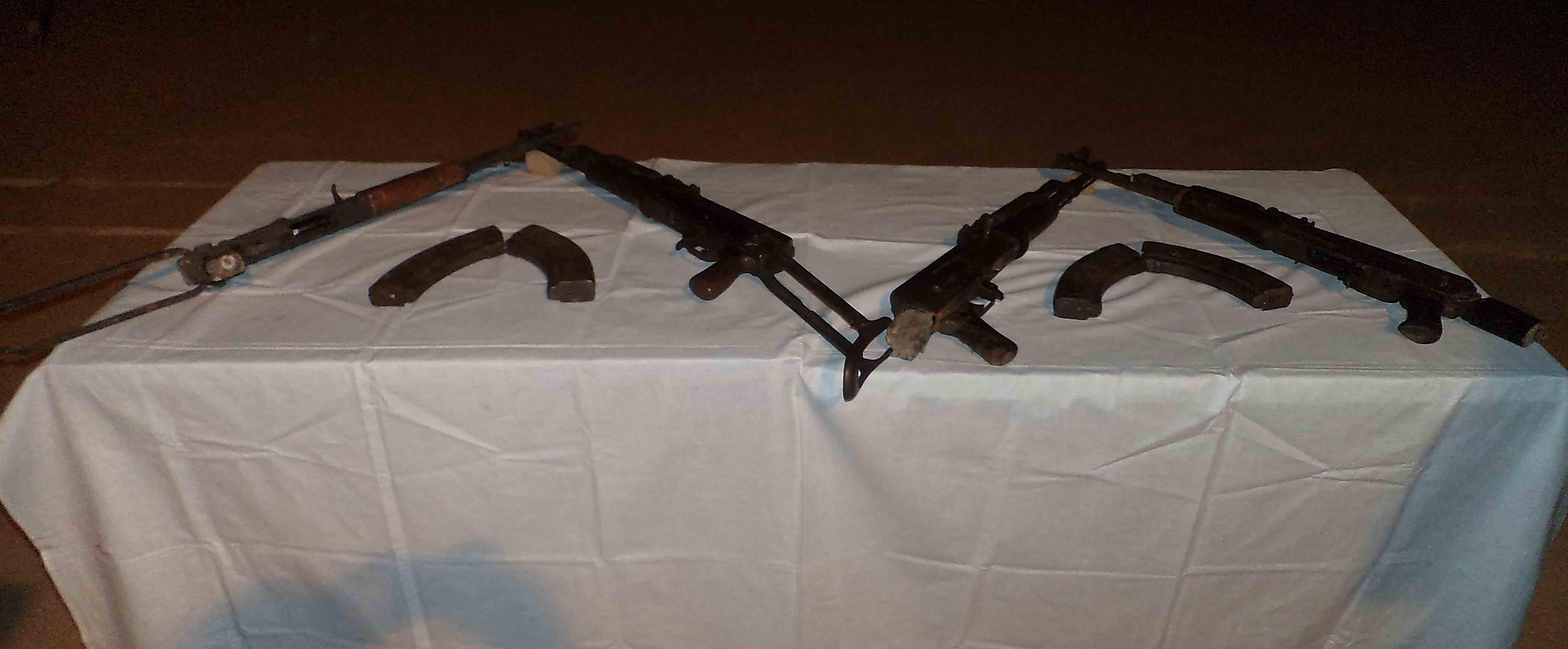 Arms recovered at Maibang