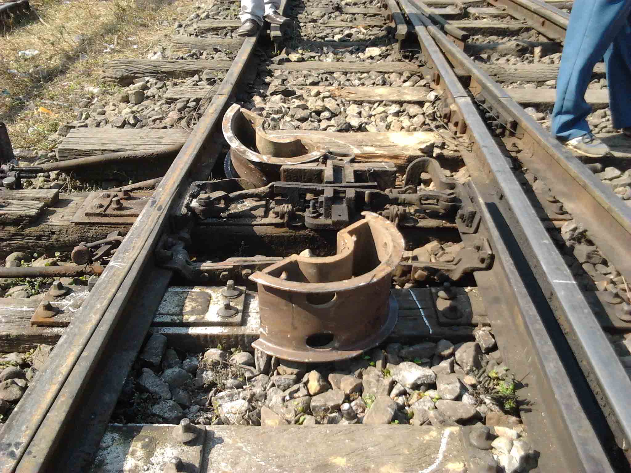 Train derailed, passenger stranded