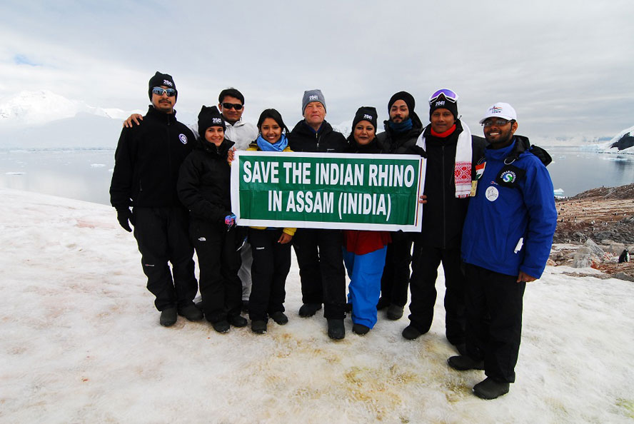 Save the Rhino campaign features in Antarctic expedition 
