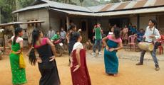 Bihu workshop at Garbhanga Reserve Forest