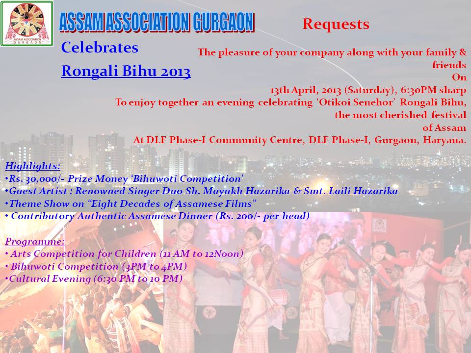 Gurgaon Rongali Bihu on April 13