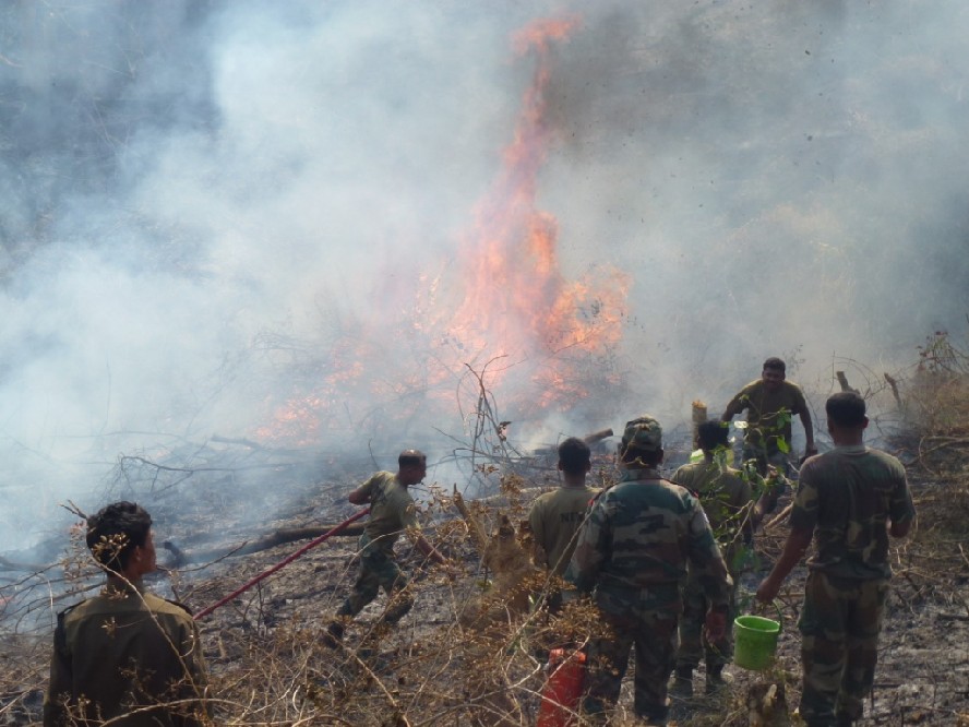 Major disaster averted by army troops at Maibang 