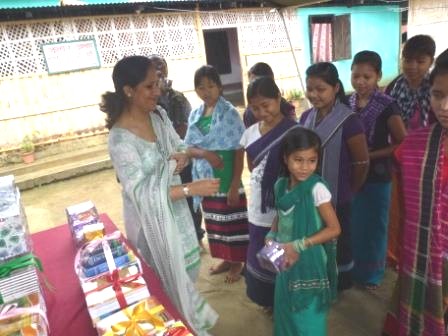 Army distributes stationary to under privelaged