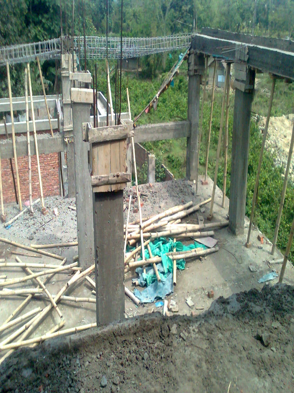 Poor quality construction of Nazira Fire Station 