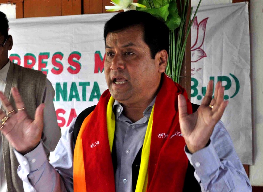 Sonowal appeals to oust congress from Dima Hasao