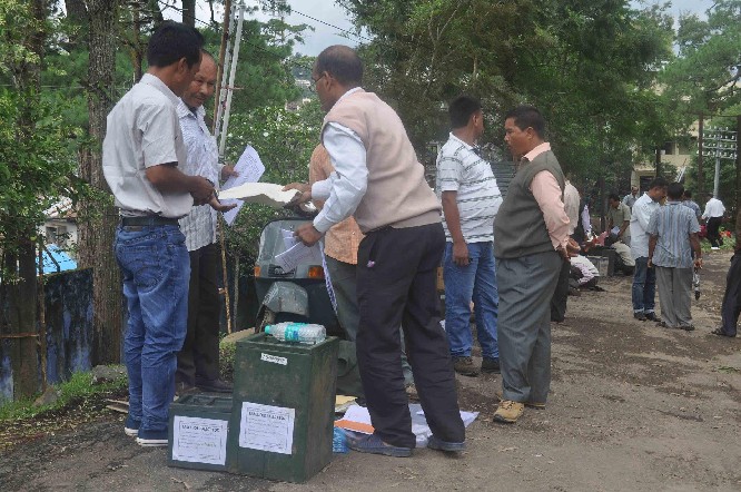 Dima Hasao election: 1st Poll party left Haflong