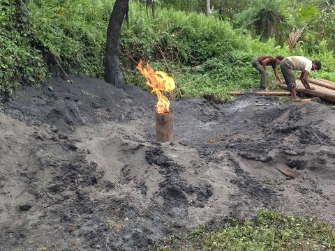 unusual fire