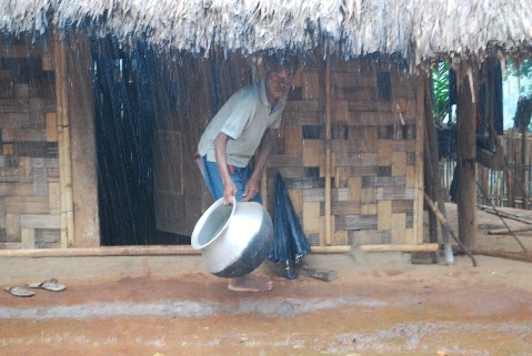  North-East facing Rain deficit