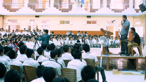 Antarctica Expedition member visits Don Bosco University