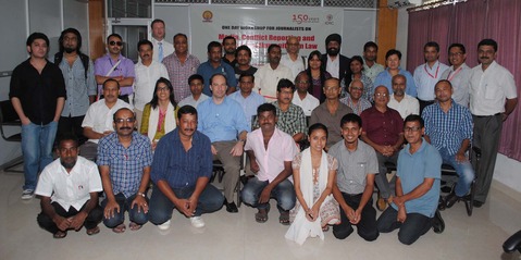 Media workshop on conflict reporting concludes