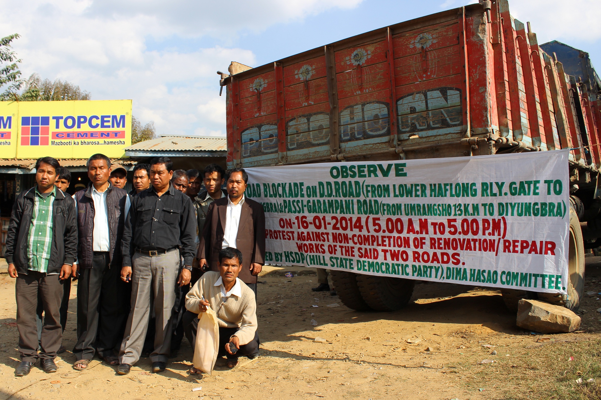 12-hour Road Blockade in Dima Hasao