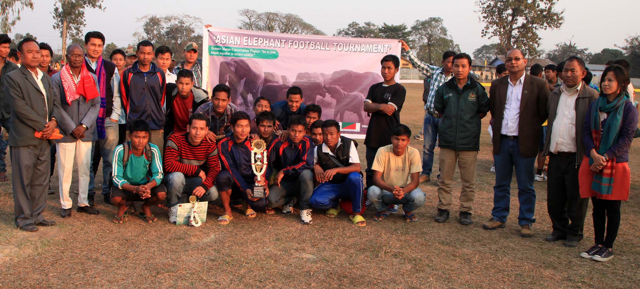 Jaleswari Janata SC won Asian Elephant Football Tournament